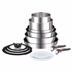Tefal Ingenio Preference 23BK, Ensemble mixte, Acier inoxydable, Acier inoxydable, Titane, Acier inoxydable, Thermo-Spot