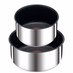 Tefal Ingenio Preference ON L9748902, Ensemble d’ébullition, Chrome, Acier inoxydable, Acier inoxydable, Noir, Thermo-Spot