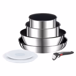 Tefal Ingenio Preference ON L9749702, Ensemble mixte, Acier inoxydable, Acier inoxydable, Titane, Noir, Acier inoxydable, Aci ...