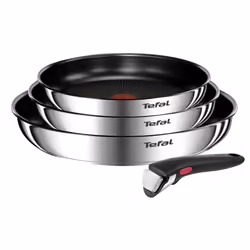 Tefal Ingenio L8974S45, Set de friture, Acier inoxydable, Acier inoxydable, Titane, Noir, Vitrocéramique, Electrique, Gaz, In ...