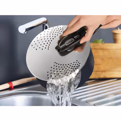Tefal Ingenio L9829402 couvercle Rond Noir, Acier inoxydable
