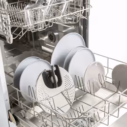 Tefal Ingenio L9829402 couvercle Rond Noir, Acier inoxydable - Vue supplémentaire 8
