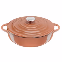Tefal E26072, 3,8 L, Rond, Terre cuite, Fonte, émail, Marron