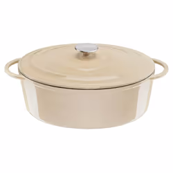 Tefal 11BC, Ovale, Beige, Fonte, Fonte, Vitrocéramique, Gaz, Halogène, Induction, Plaque étanche, 250 °C