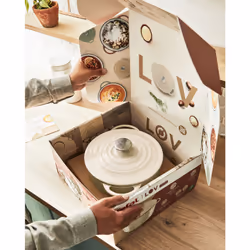 Tefal LOV E2597204 casserole à sauce 3,8 L Rond Beige