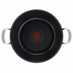 Tefal Jamie Oliver H91254 Rond Noir, Argent