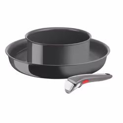 Tefal Ingenio L2609302, Set de friture, Gris, Aluminium, Vitrocéramique, Gris, Thermo-Spot