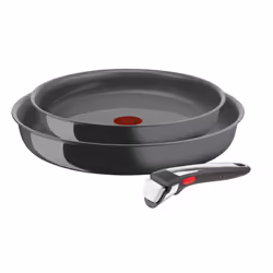 Tefal Ingenio L2619102, Set de friture, Gris, Aluminium, Vitrocéramique, Gris, Thermo-Spot