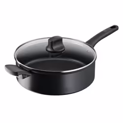 Tefal Hard Titanium On G2883732, Rond, Sauteuse, Noir, Titane, Aluminium, 1 pièce(s)