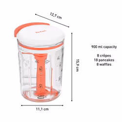 Tefal K1844404 ustensile pour râper et émincer Orange, Transparent - Vue supplémentaire 4