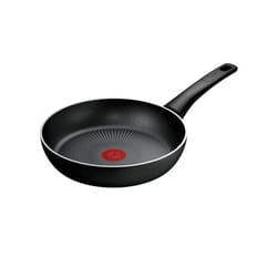 Poêle TEFAL Force 24cm - Revêtement antiadhésif sans PFOA Titanium 2X extra-résistant - Tous feux dont induction