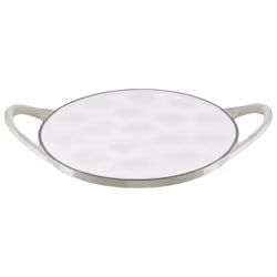 Tefal LOV E2580425, Rond, Poêle à crêpes, Vert, Blanc, émail, 250 °C, Fonte
