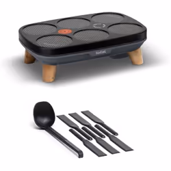 Avec cette Crêpière Gourmet PY901BF1 de TEFAL que vous pouvez partager de délicieuses recettes du monde entier : crêpes, gale ...