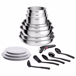 Batterie de cuisine TEFAL Cook Eat 17pcs Ingenio Inox