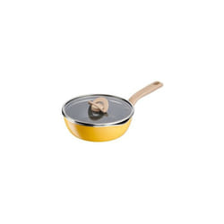Poêle - Tefal - One Pick - 22 cm - Jaune métallisé - Revêtement antiadhésif Titanium