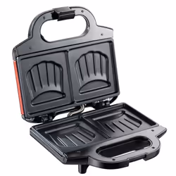 Moulinex SM180811 gaufrier et appareil à croque-monsieur 650 W Noir, Rouge