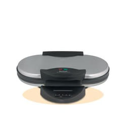 Tefal WM 311D 10 gauffre(s) 1300 W Noir, Acier inoxydable