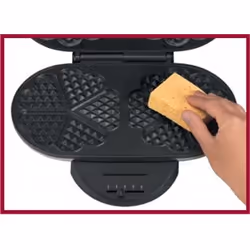 Tefal WM 311D 10 gauffre(s) 1300 W Noir, Acier inoxydable - Vue supplémentaire 6