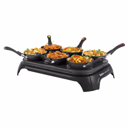 Tefal WokParty Duo PY5828 Noir, Acier inoxydable 1000 W