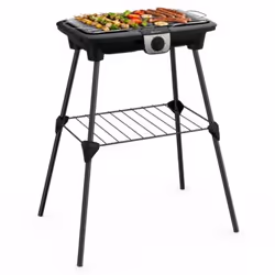 Tefal BG921812, Barbecue, Chariot, Grille, Noir, Rectangulaire, 4 pieds