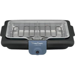 Moulinex BG134812 barbecue et grill Dessus de table Electrique Noir, Bleu, Argent 2100 W