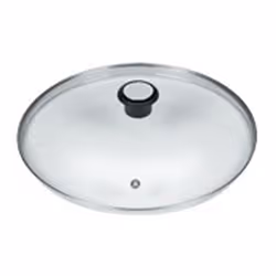 Tefal 280977, Rond, Transparent, Verre, Métal, 280 mm, 280 mm