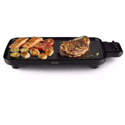 Tefal Plancha Booster CB642800, Noir, Rectangulaire, Boutons, Rotatif, 1300 cm², 500 x 260 mm, Chine