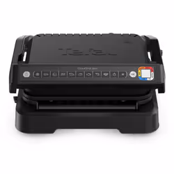 Tefal OptiGrill 2in1 GC772810, Noir, Rectangulaire, Boutons, 600 cm², 1 zone(s), Couvercle à charnière