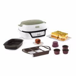 Tefal Cake Factory, Machine à café, Vert, Blanc, 15 min, Gateau, Manuel, Meringue, 0,6 m, 1100 W