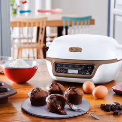 Tefal Cake Factory + Machine à fabriquer des cupcakes 1100 W Or, Blanc - Vue supplémentaire 7