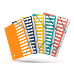 Oxford 100208945 intercalaire Bleu, Vert, Orange, Rouge, Jaune