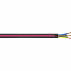 Produit fabriqué en France. Liseré de couleur pour identifier la section. Les câbles U-1000 R2V avec isolation XLPE et gaine  ...
