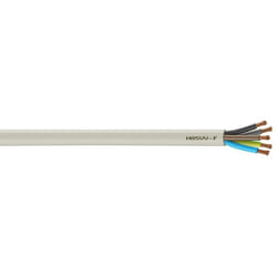 Câble Électrique 5 g 1.5 Mm² Ho5Vvf L.10 m, Blanc