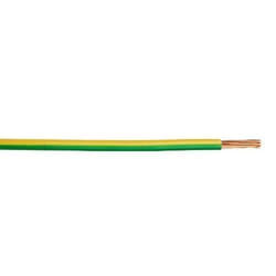 Nexans 10026614 Fil H07VR 1 x 6 10 m Vert/Jaune
