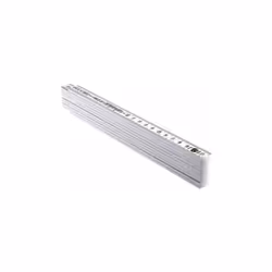 Longueur = 2m Impérial/Métrique = Métrique Matériau = Plastique Largeur = 16mm Pliant = Oui Mètre pliant synthétique. Mètre p ...