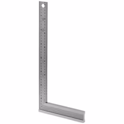 Description générale Cette équerre de menuisier 90° en acier inoxydable de 140x250 mm est conçue pour vos travaux de précisio ...