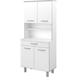 Ready Buffet De Cuisine Blanc Mat - L 80 Cm