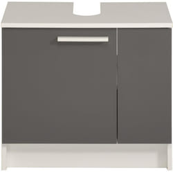 Meuble sous-lavabo VERSUS  - 2 portes - 1 étagère - L59 x P38 x H535 cm -  PARISOT