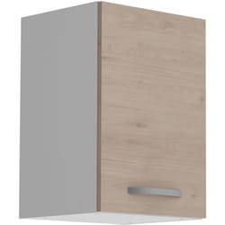 OSLO Meuble haut 1 porte - Décor Chêne Jackson - L 40 x P 36 x H 58 cm