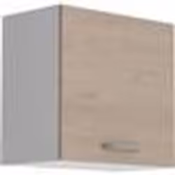 OSLO Meuble haut 1 porte - Décor Chêne Jackson - L 60 x P 36 x H 58 cm