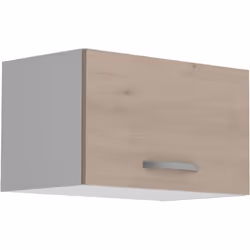 OSLO Meuble haut 1 porte - Décor Chêne Jackson - L 60 x P 36 x H 35 cm