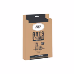 Sans biocides, les pièges englués avec appât FURY sont conçus pour éliminer de manière simple et naturelle les rats et les so ...