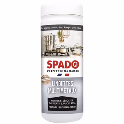 SPADO - Lingettes nettoyant multimetaux x35