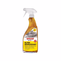 Le nettoyant ultra dégraissant gel de 750 mL de la marque SPADO enlève les taches de graisse et nettoie en profondeur sans ab ...