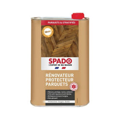 SPADO - Rénovateur Protecteur parquets -Ravive et embellit - Non glissant - Cire dabeille & miel - 1 L - Fabriqué en France