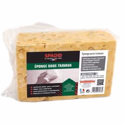 Éponge pour lessivage murs, sols et plafonds. Idéal pour les gros travaux et les nettoyages intensifs. Fibres 100% végétales. ...