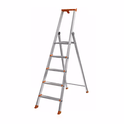 Description générale Escabeau aluminium PRO 54 - 8 marches, conçu pour un usage intensif, offrant une sécurité optimale grâce ...