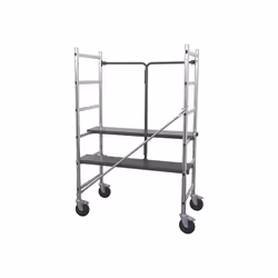 Description générale L'échafaudage TOP 3 Centaure est un modèle pliant en aluminium conçu pour un usage domestique, idéal pou ...