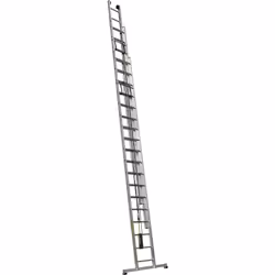 Echelle coulissante 3 plans à corde CENTAURE PRC3 2m90 Confort ! Barreaux de forme légèrement arrondie pour plus de confort a ...