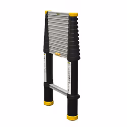 Montants en aluminium anodisé pour garder les mains propres. Echelons en aluminium anodisé antidérapants. Utilisation de la c ...